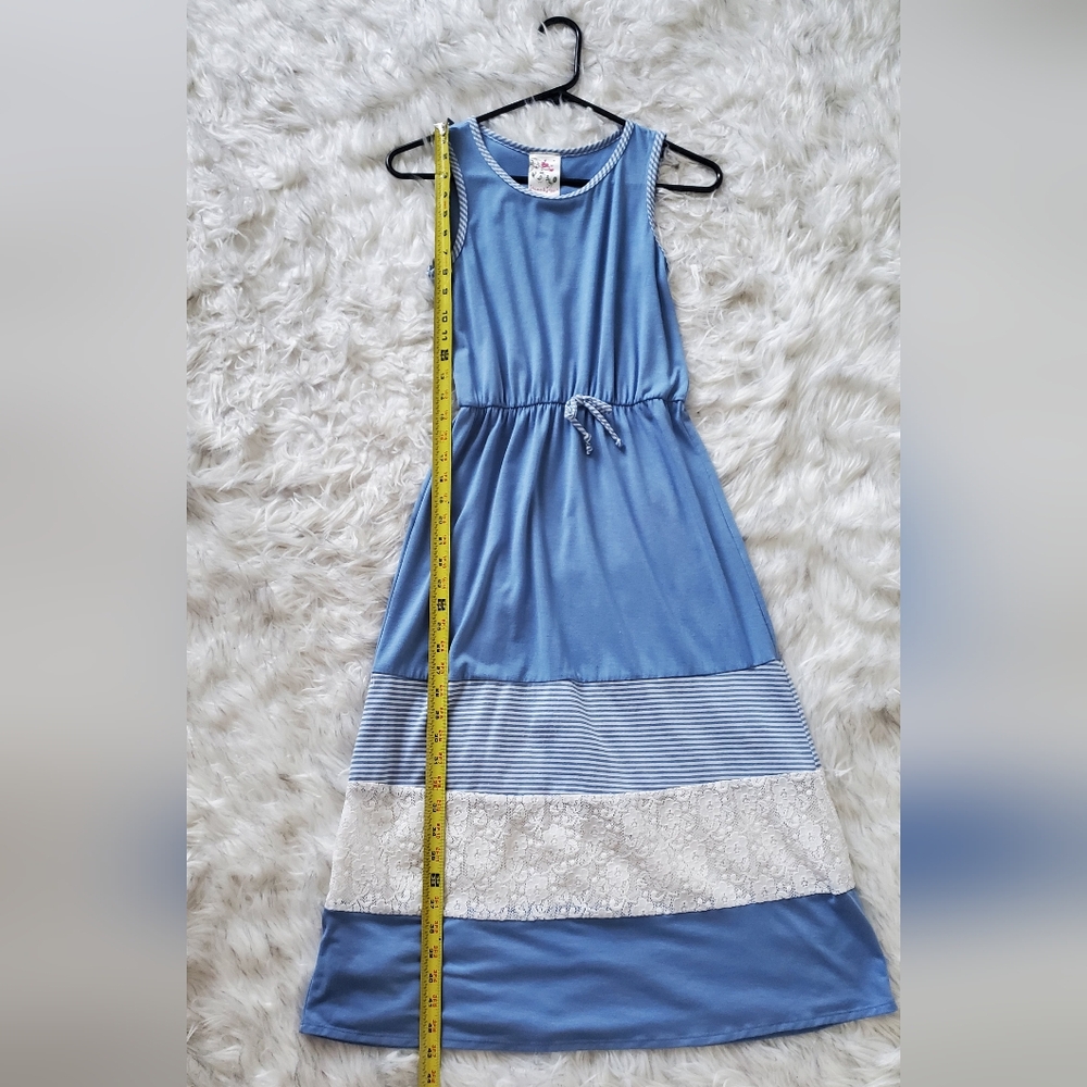 Last Price Drop! Jenna & Jessie modest Girl's Blue dress size 12